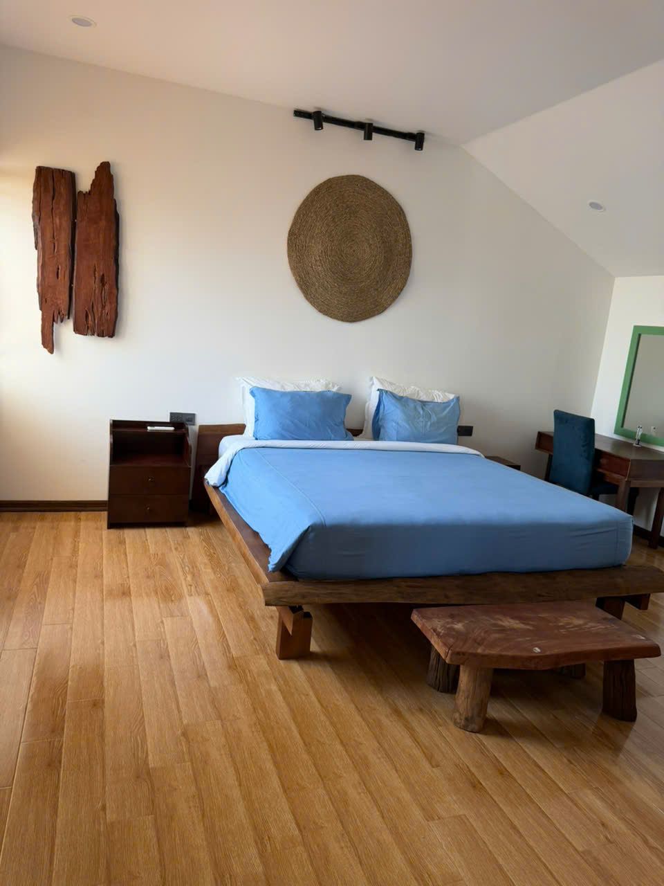 Top-floor two-bedroom, Building A: Bedroom